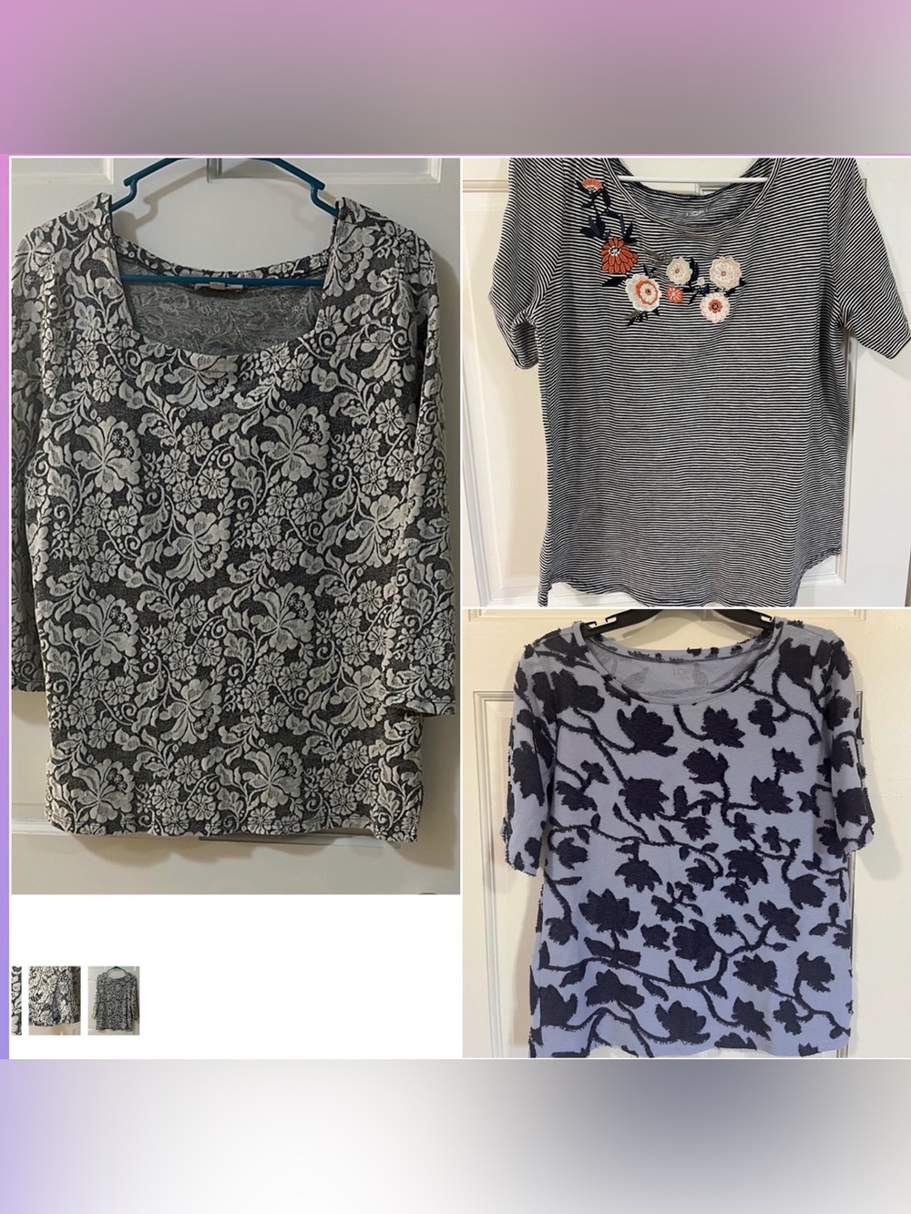 LOFT tshirts (lot of 3)